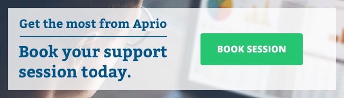 Book your Aprio support session