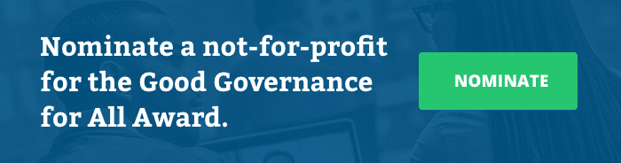 Nominate a not-for-profit for the Good Governance for All Award