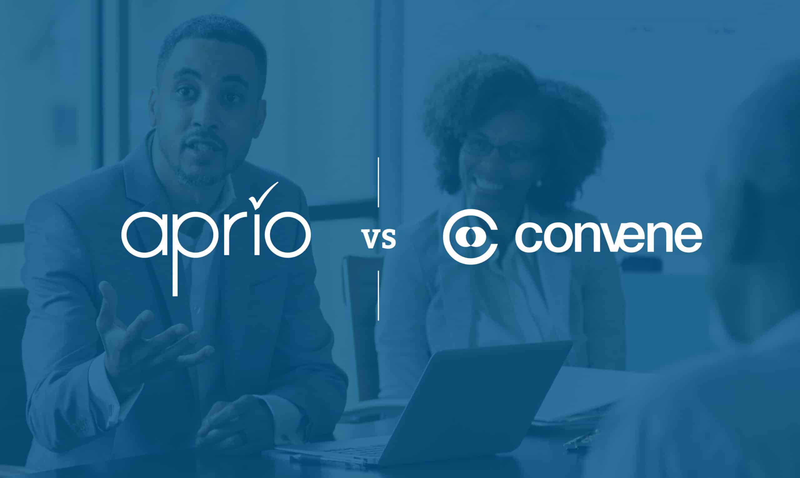 Board portal comparison Aprio versus Convene