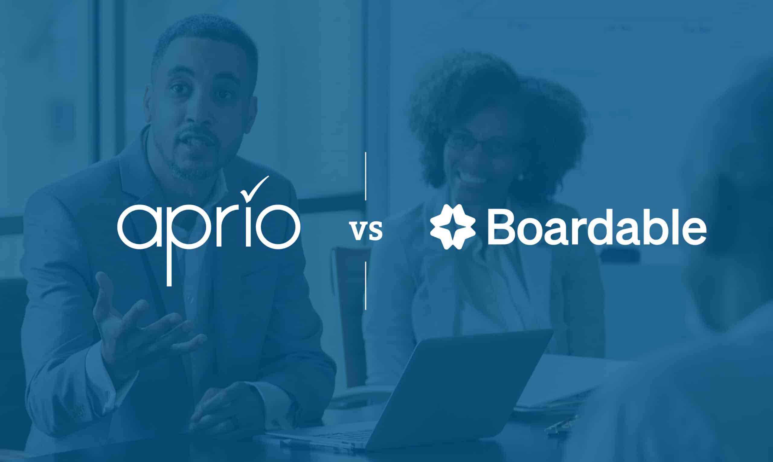 Board portal comparison – Aprio vs. Boardable