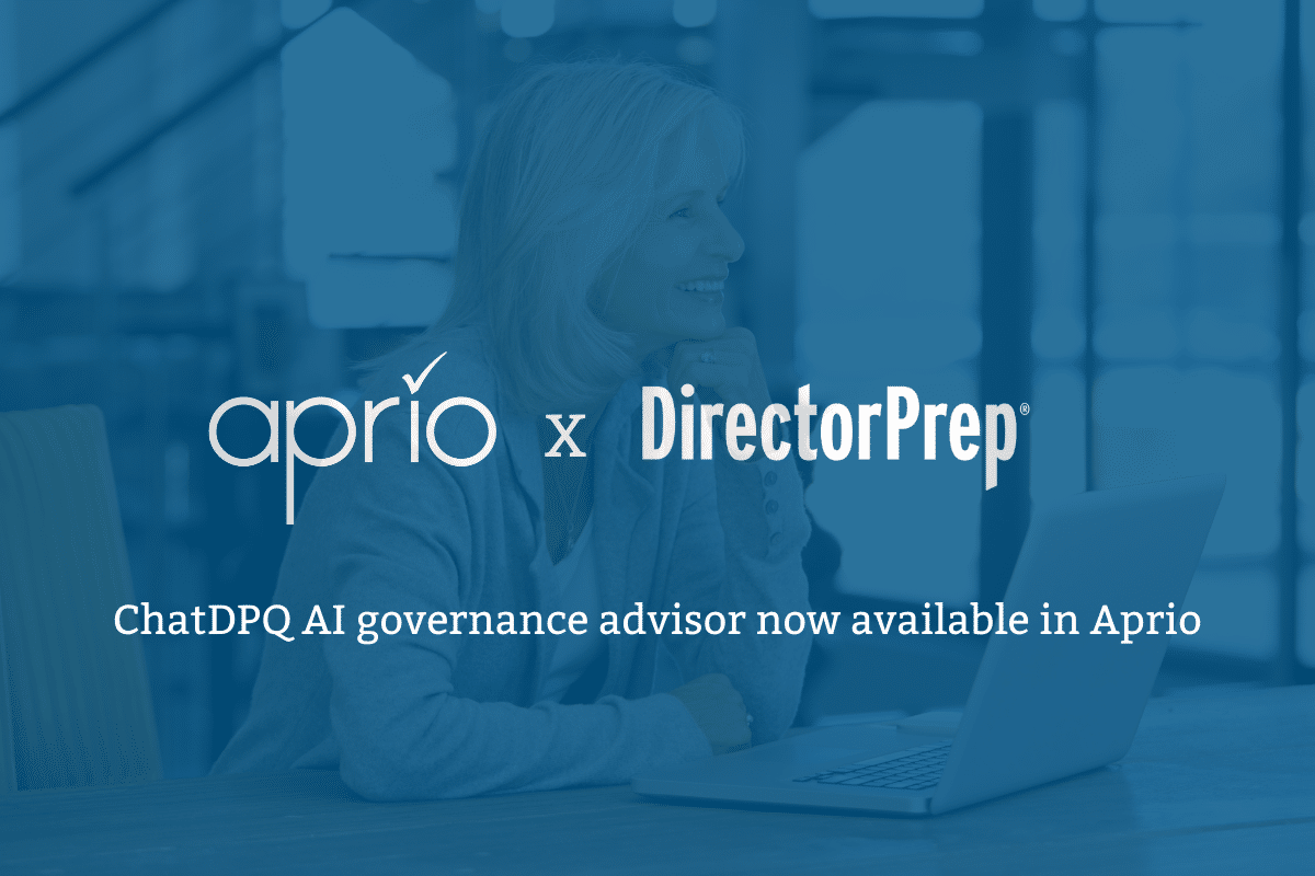 ChatDPQ now available in Aprio Board Portal: Here's how to get started